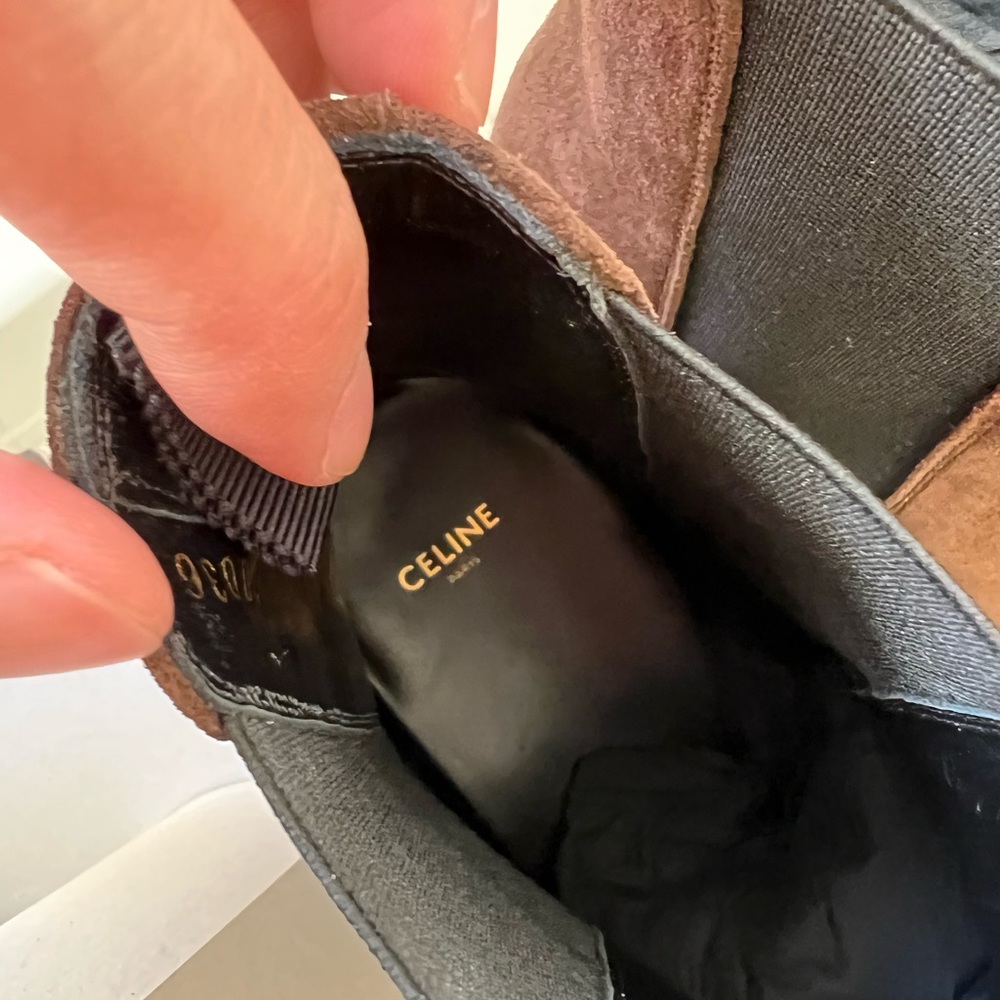 New with box Celine Chelsea suede boots - Picture 9 of 10